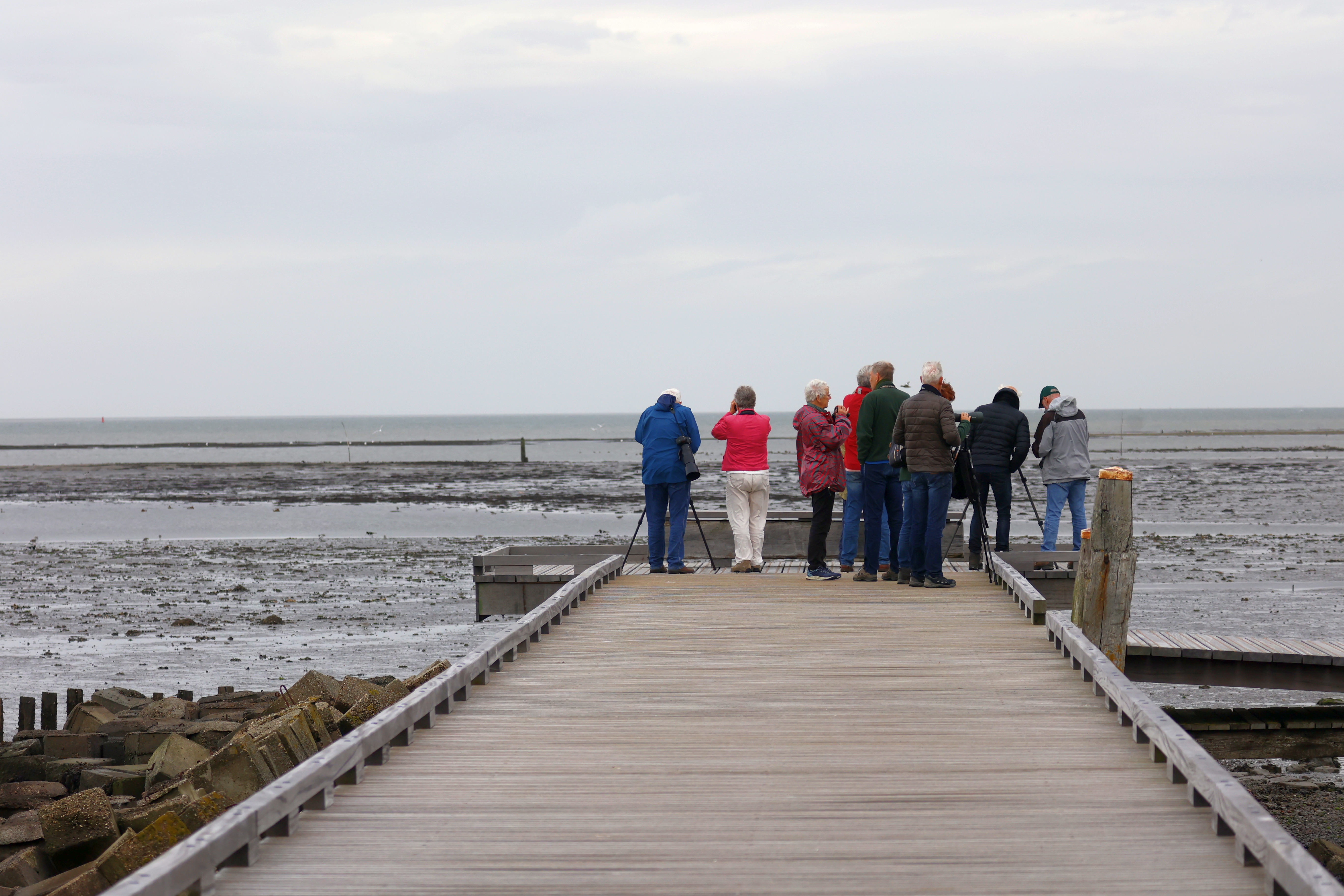 Pier (Texel). Foto van Gerda van der Meer.